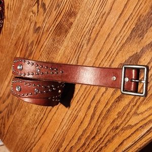 Brown Studded Belt